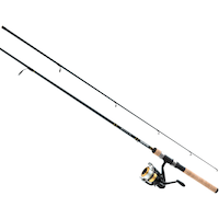 Canne et moulinet à lancer léger Daiwa D-Shock, moyen, droitier, 6,5 pi Front_Angled_Left