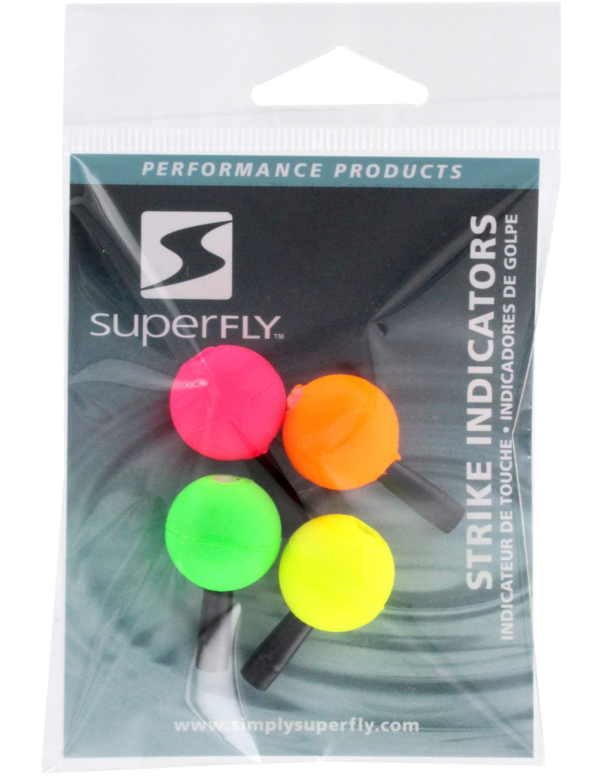 Indicateurs Superfly, forme ronde, flottant, paq. 4, choix de couleurs Front_Flat