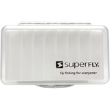 Superfly Plastic Ripple Fly Box, Medium, Clear Overhead_Flat