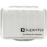 Superfly Plastic Ripple Fly Box, Small, Clear Overhead_Flat
