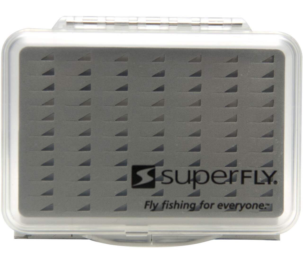 Superfly Trifoam Fly Box, Small, Clear