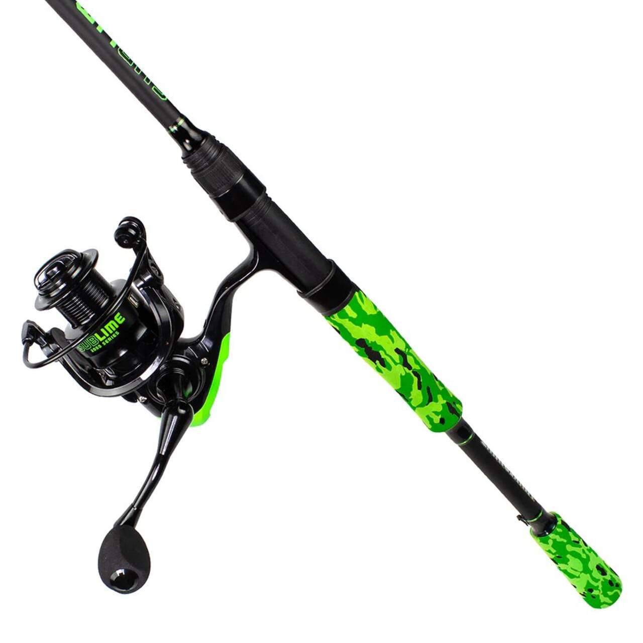 Lunkerhunt Sublime Spinning Fishing Rod and Reel Combo, Medium
