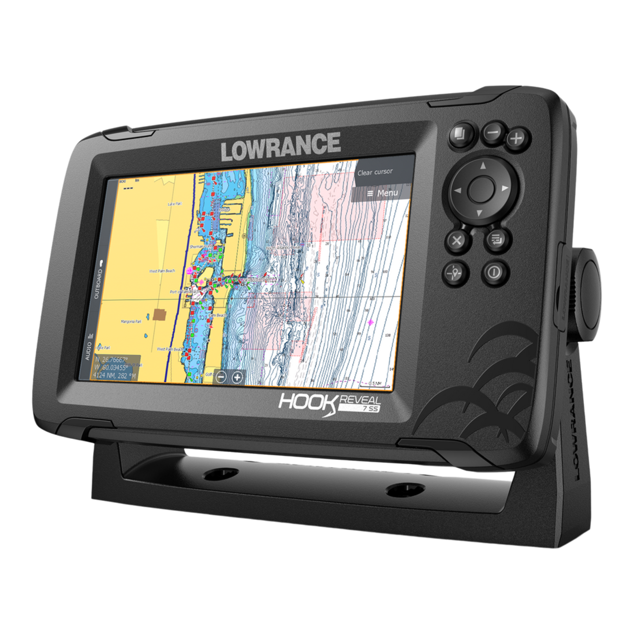 Lowrance Hook Reveal 7 Splitshot with C-Map Discover