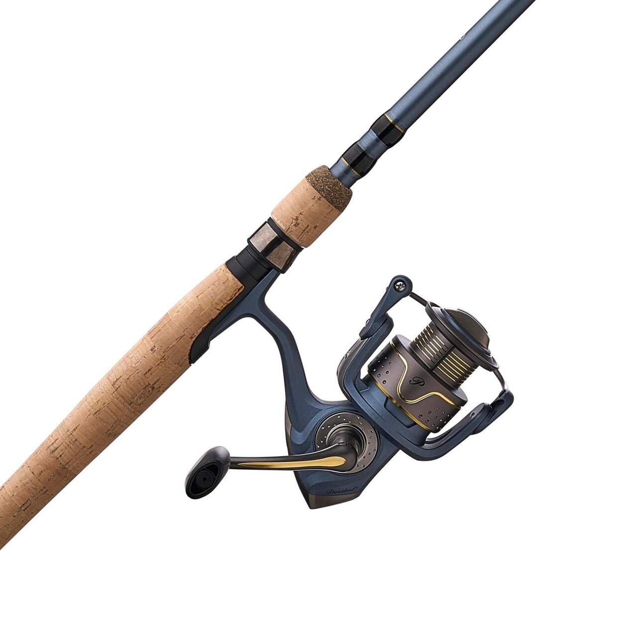 Pflueger President Size 35 Spinning Fishing Reel & Rod Combo, Medium, Right  Hand/Left Hand, 7-ft