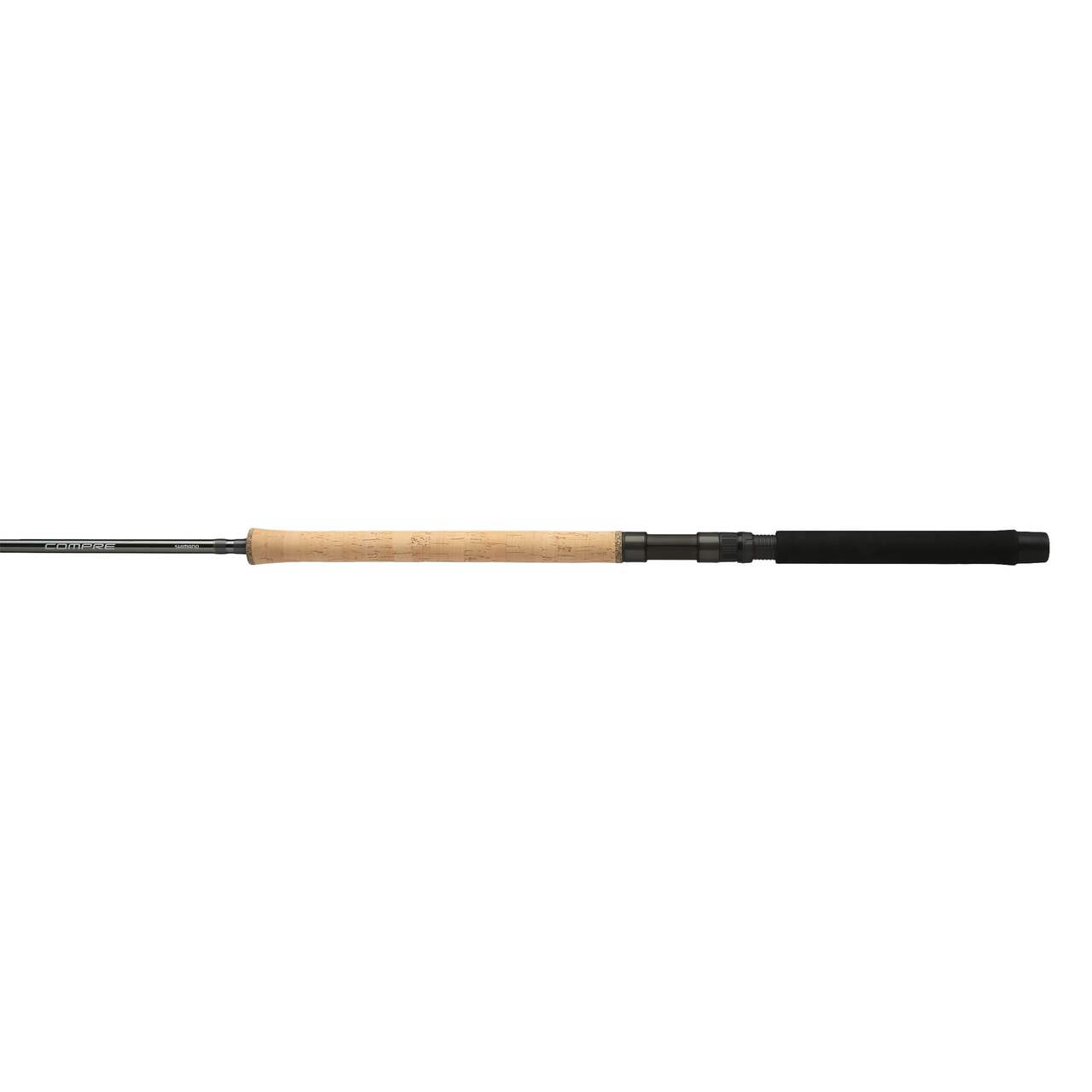 Shimano Compre Salmon/Steelhead Mooching Casting Fishing Rod with AAA Cork  Handle, Medium-Heavy, 10-ft 6-in