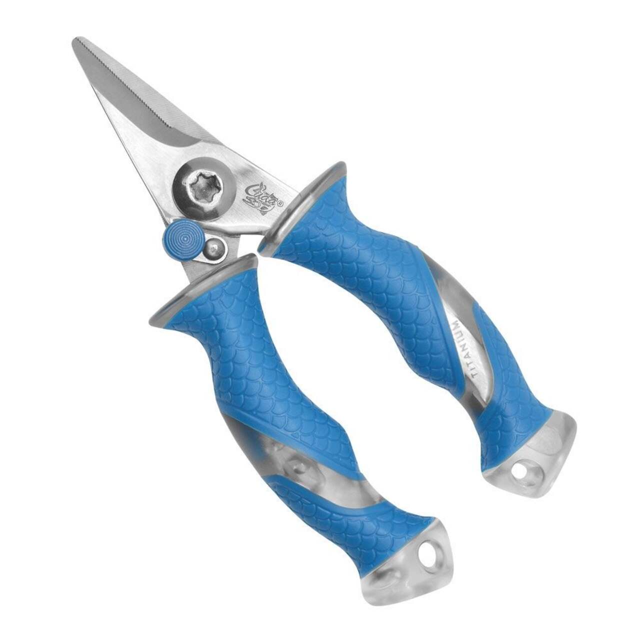 Cuda Titanium Mini Snips, Blue, 5.25-in