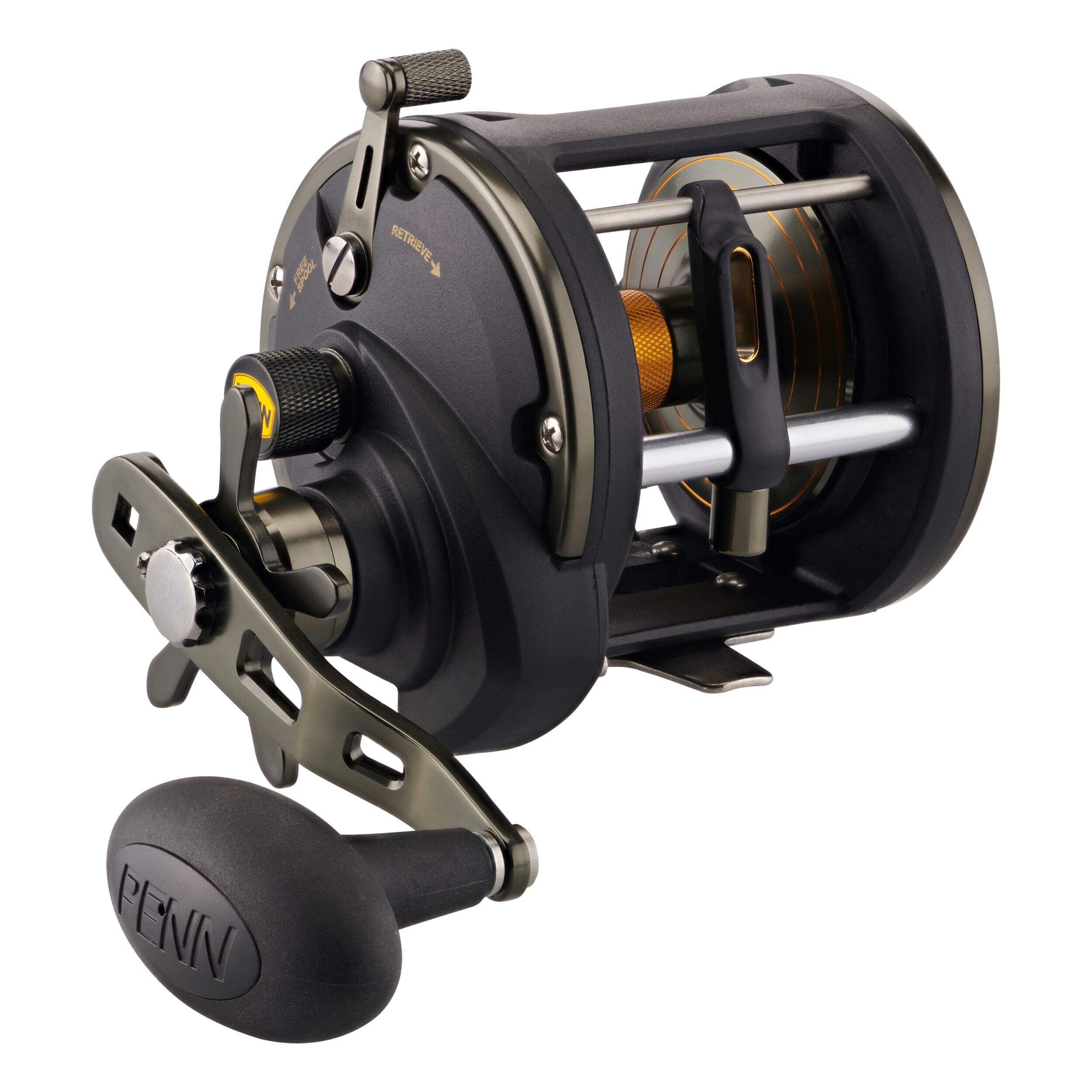 Penn Squall II Level Wind Trolling Reel, Right Hand Front_Three_Fourths_Angled_Right
