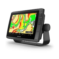 GARMIN ECHOMAP™ UHD2 sv Touchscreen Chartplotter with GT56UHD-TM Transducer, 10-in Front_Three_Fourths_Angled_Left