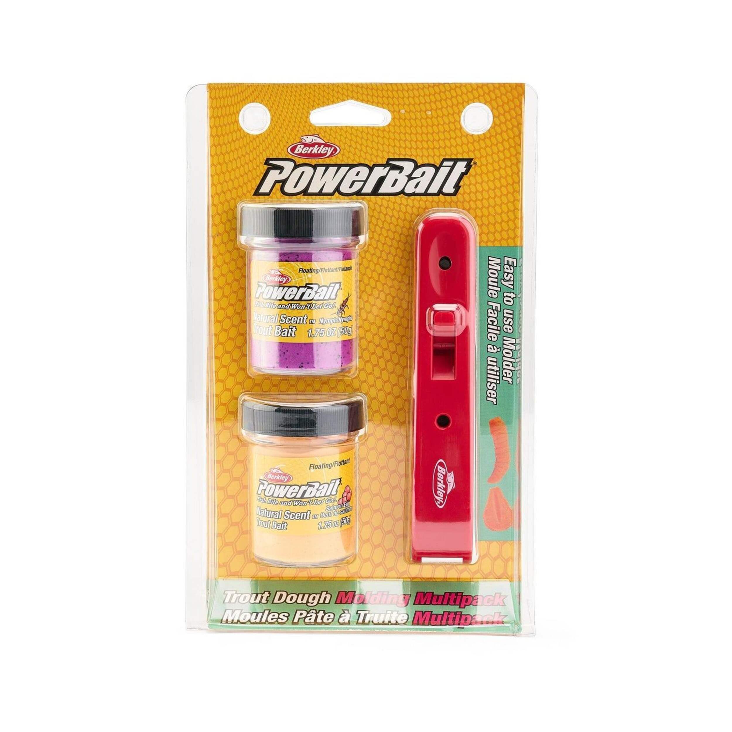 Trousse de pêche de moulage de pâte Berkley PowerBait Front_Flat