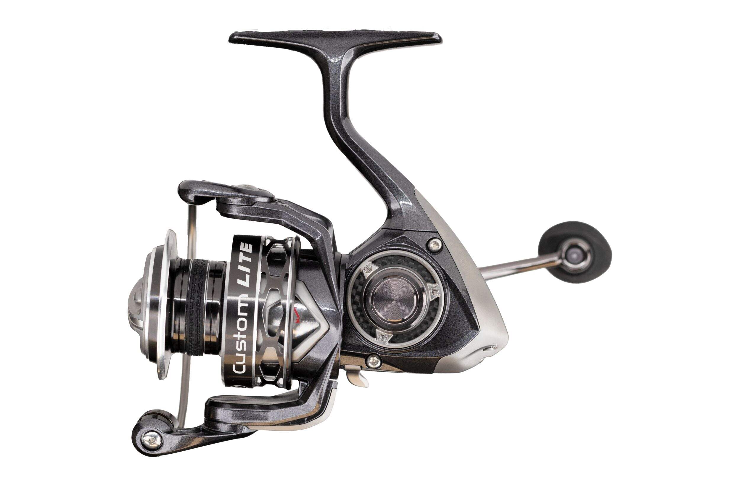 Moulinet à lancer léger Lews Custom Lite, réversible, taille 300 Side_Left