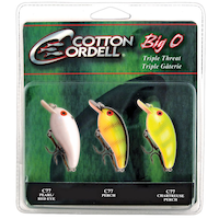 Cotton Cordell Big O Lure, 3-pk