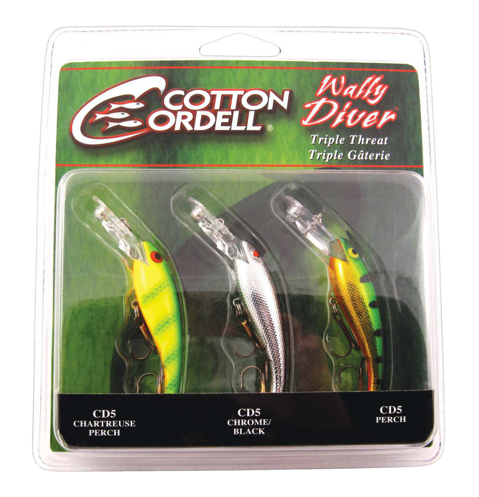 Cotton Cordell Wally Diver Lure, 3Pk Canadian Tire