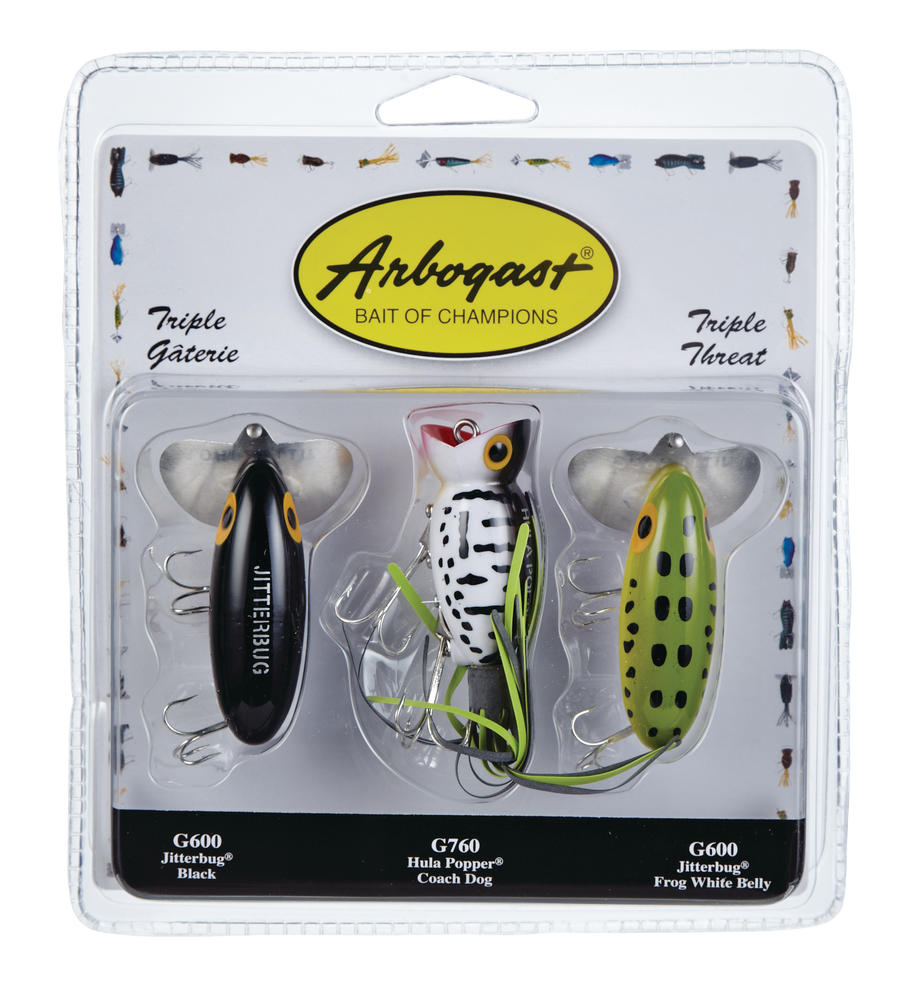 Arbogast Triple Threat Crankbait Lure, 3Pk Canadian Tire