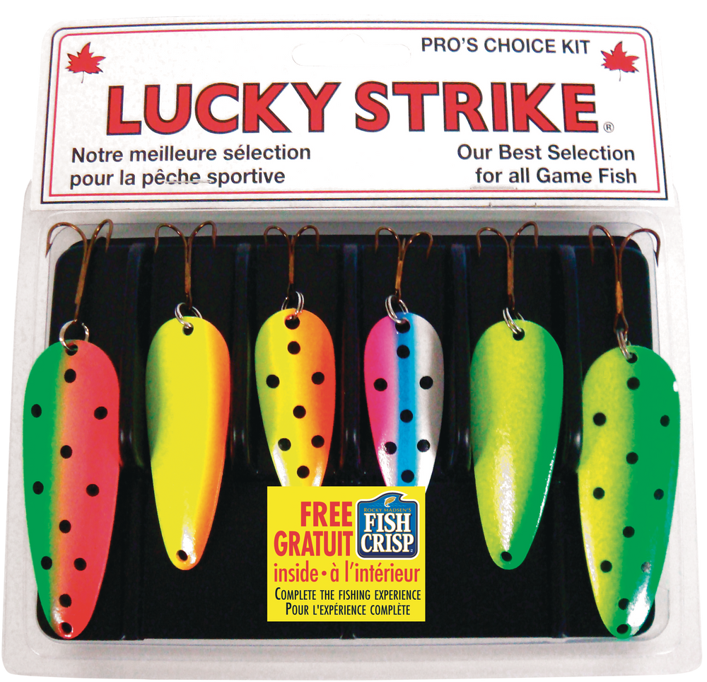Lucky Strike Devil Bait Lure Kit, 6-Pc