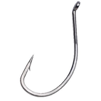 AGOOL Circle Hooks Saltwater Fishing Hook In-Line Straight Eye Circle Hook High Carbon Steel Chemically Sharpened Barbed Point Octopus Hook Wire Hooks