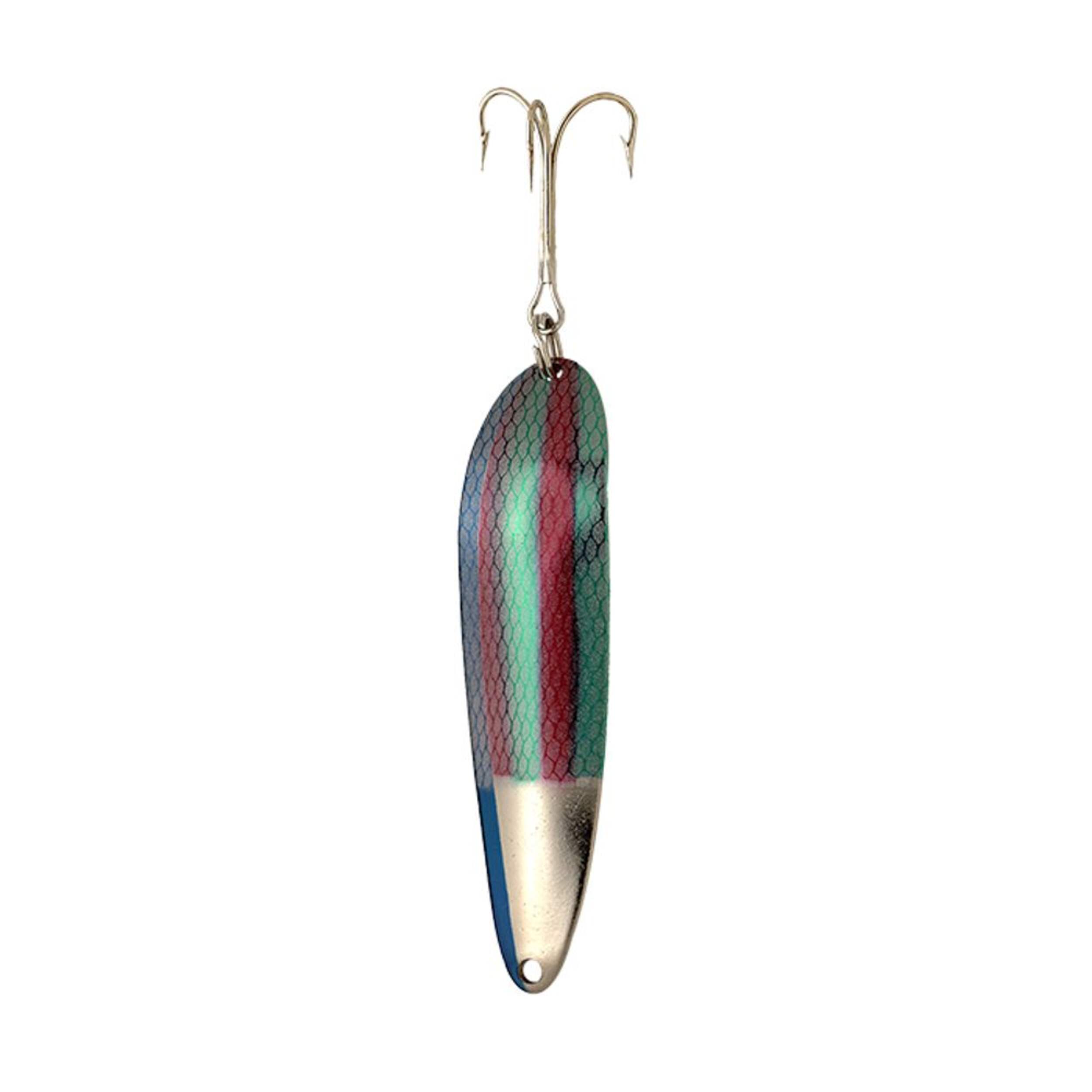 Lucky Strike Spoon Lure, Rainbow Front_Flat
