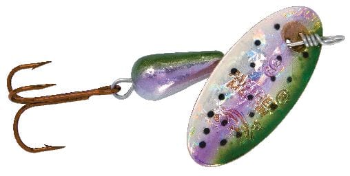 Panther Martin Holographic Fly Fishing Spinner, Blue/Silver, 1/8-oz