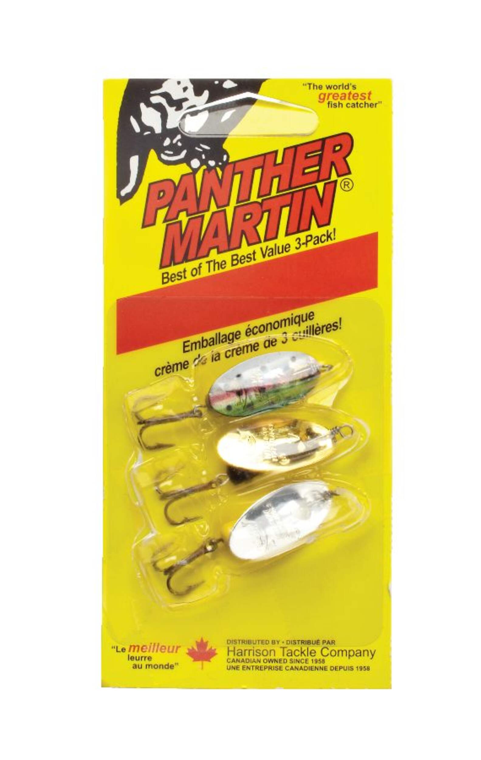Leurres classiques Panther Martin, truite, 1/8 oz, assortis Front_Flat