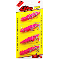 Gibbs Delta Humpy Kit, 2-1/2-in, Pink Blizzard, 4-pk