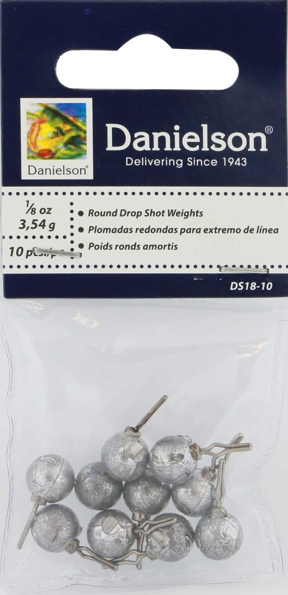 Danielson Removable Split Shot Sinker, Size 3/0, 40-pk