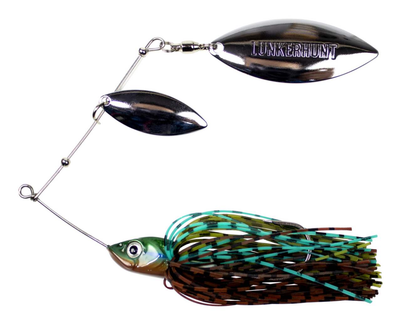 Lunkerhunt Impact Ignite Double Willow Leaf Spinnerbait, 1/2-oz