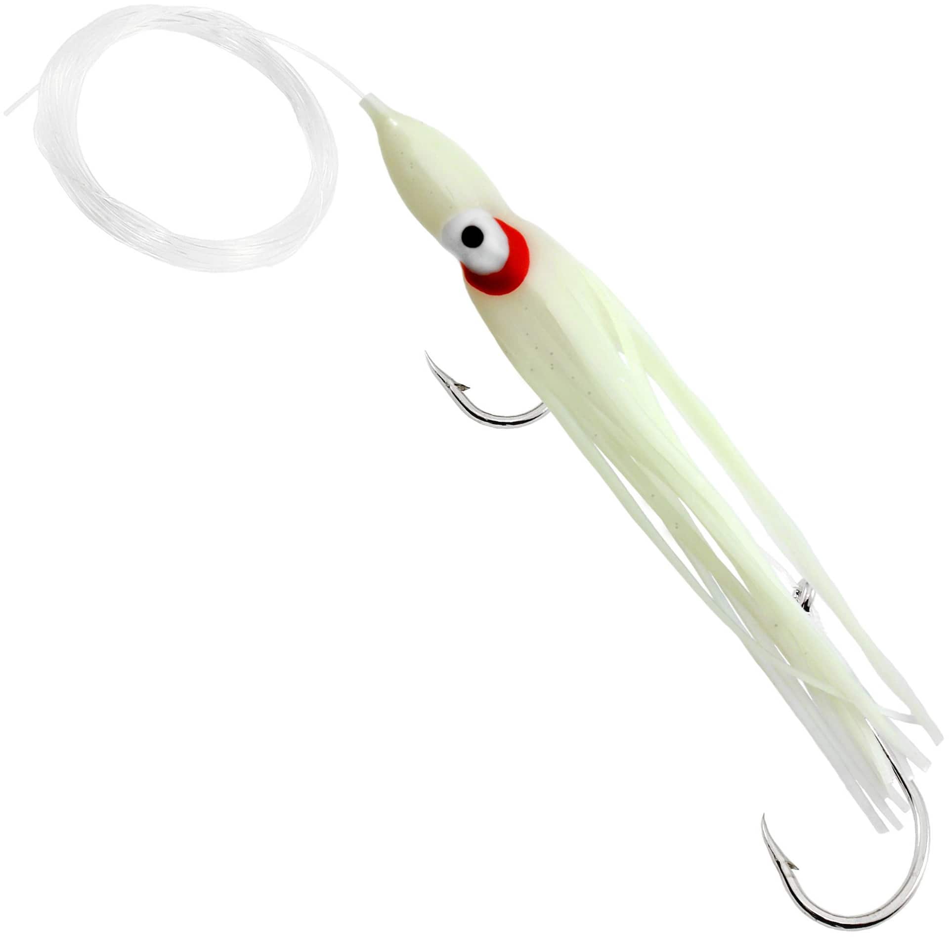 Fluorescent Fishing Lure Built-In Bead Cuttlefish Hard Bait Glow In Dark  for Night Fishing Freshwater
