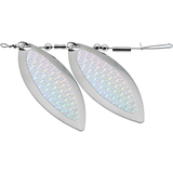 Leurre tournant Gibbs Delta Single Willow Leaf, argenté, 2 1/4 po Side_Left