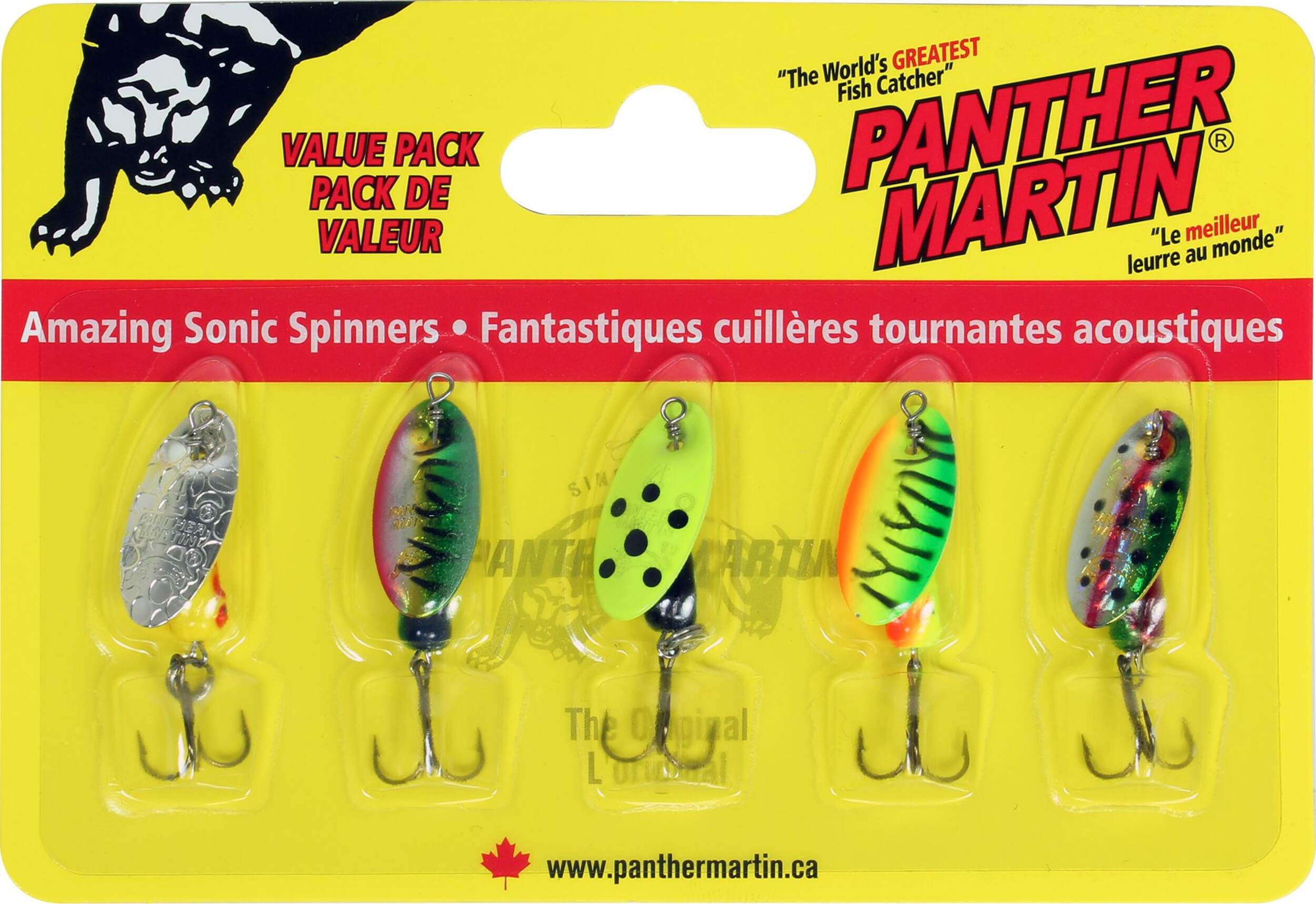 Cuiller Panther Martin Premium, hameçon triple no 4, paq. 5 Front_Flat