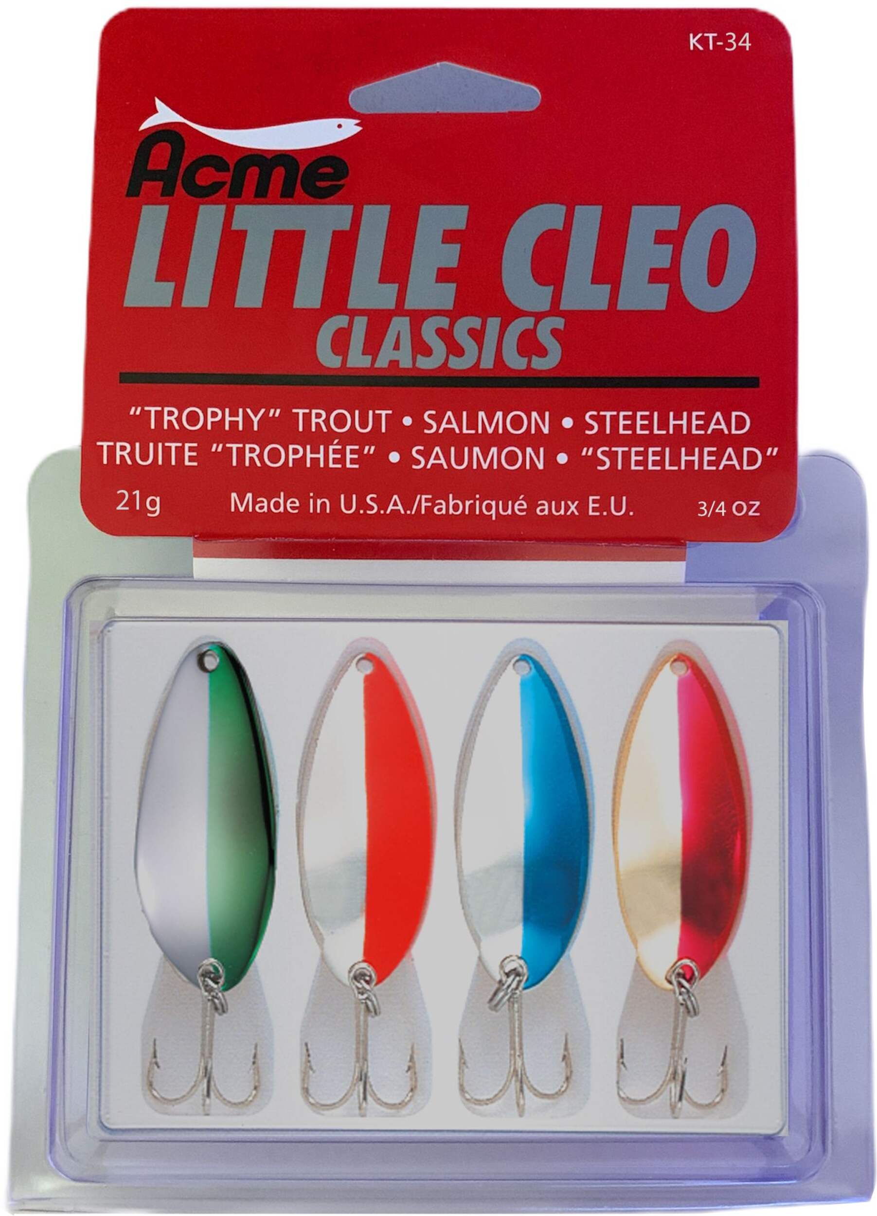 Acme Tackle Little Cleo Pro Pack Kit, 4-pc Front_Flat