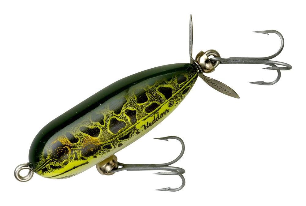 Heddon Tiny Torpedo Lure, Natural Leoprad Frog, 1-7/8-in