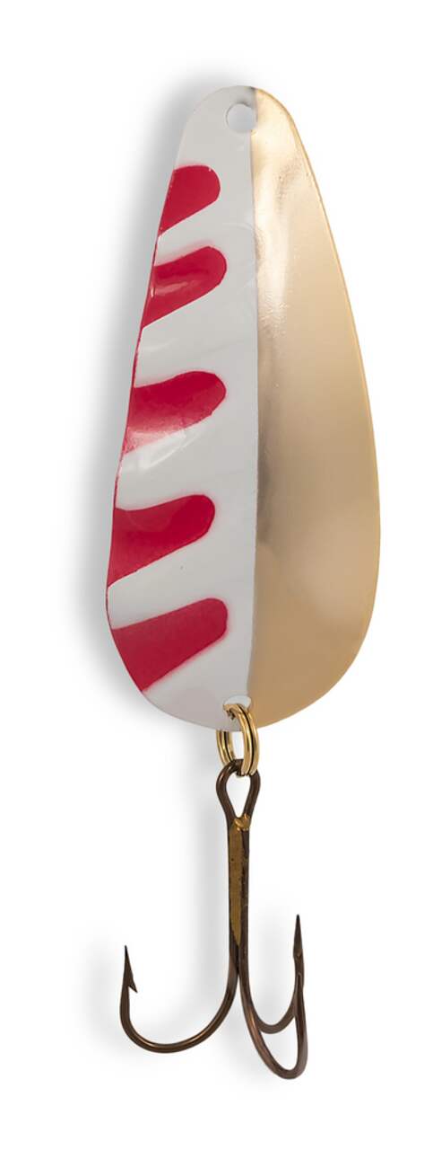 Lucky Strike Half Wave Spoon, Gold, 3-in