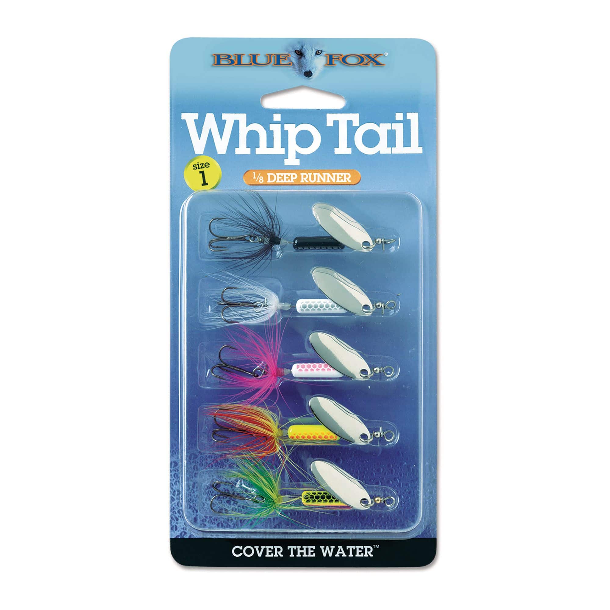 Blue Fox Whiptail Kit, 1/8-oz, 5-pc