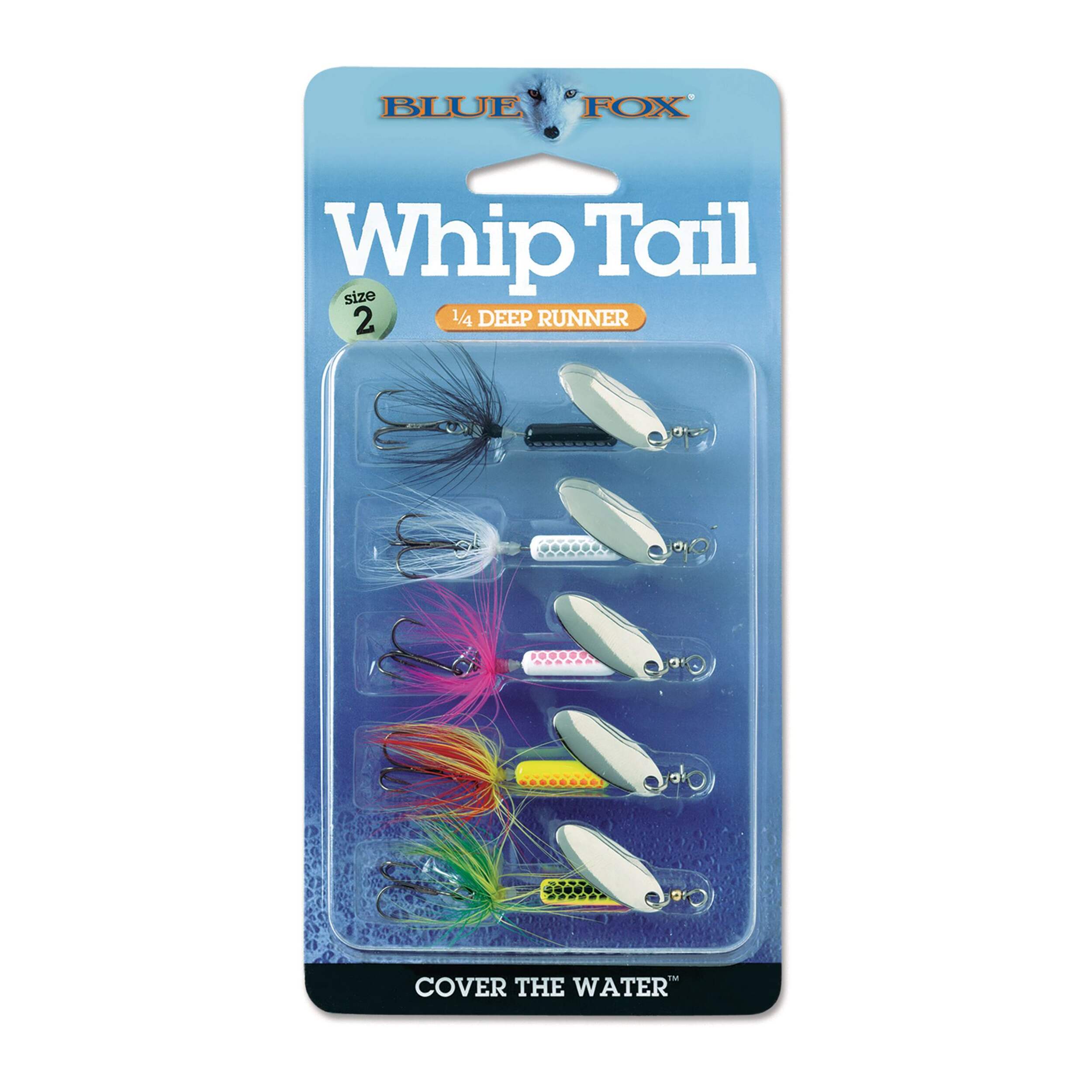 Tiges en fouet Blue Fox, 1/4 oz, paq. 5 Front_Flat