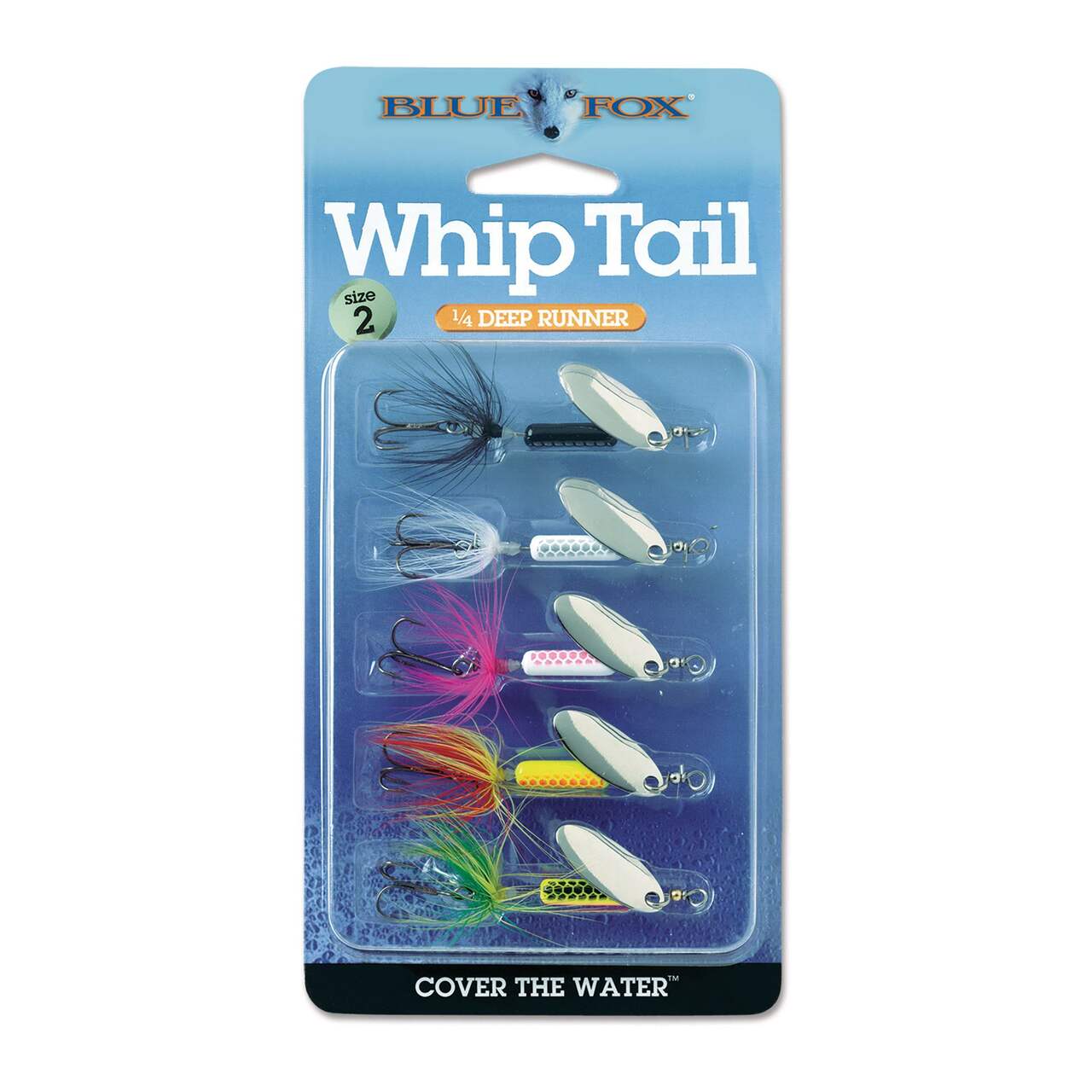 Blue Fox Whiptail Kit, 1/4-oz, 5-pc