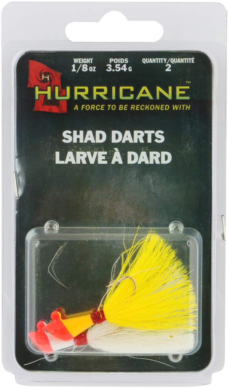 Hurricane Shad Darts, 1/8-oz, 2-pk