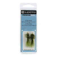 SuperFly Streamer, BH Crystal Bugger, #10 Front_Flat