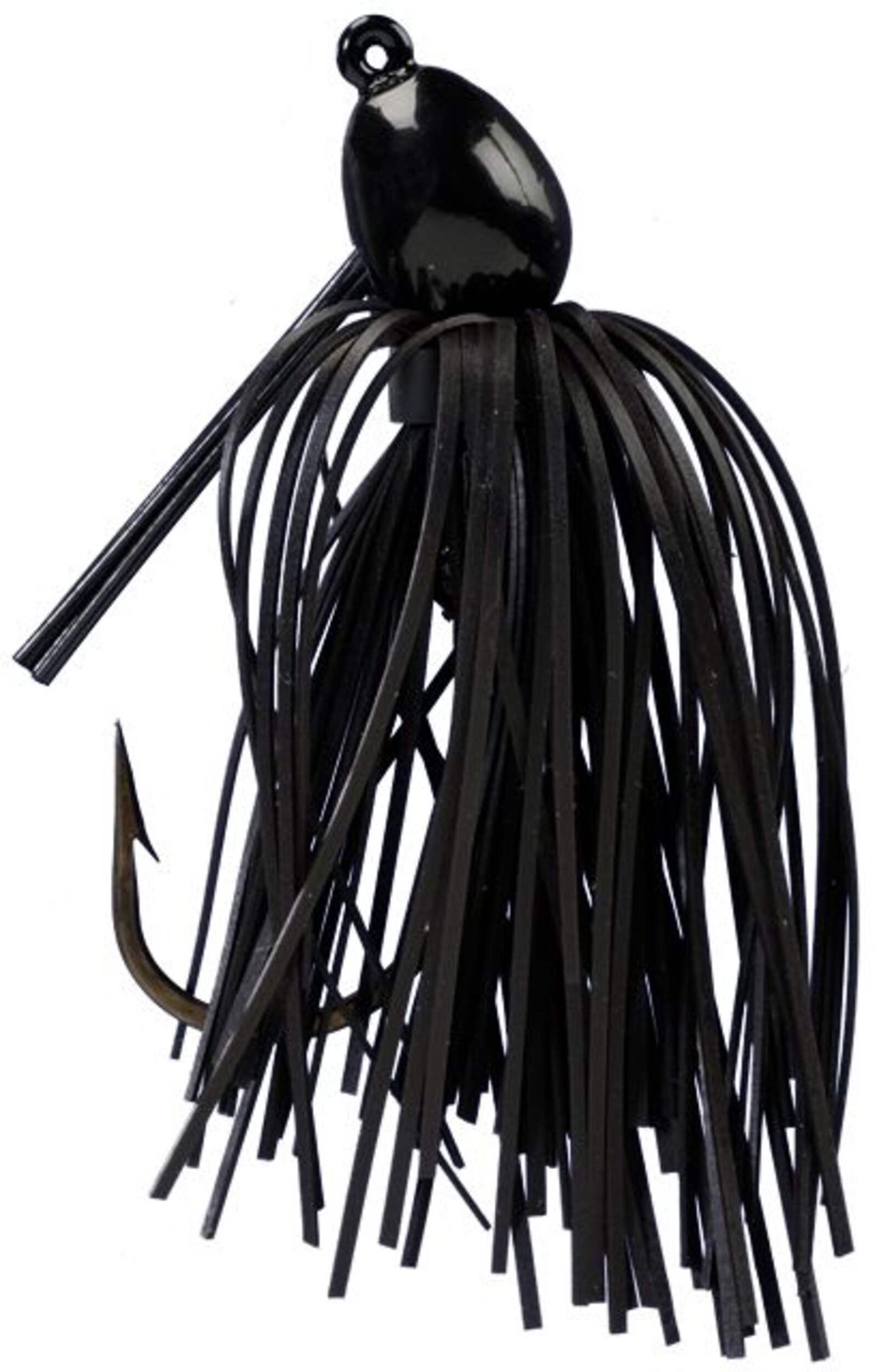 Strike King Bitsy Bug Weedless Jig, Black, 3/16-oz Side_Left