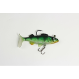Xcalibur Live Soft Re-Rigged Plastic Bait, Perch, Front_Flat