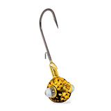 Kalins Google Eye Jig  Lure, Hammered Gold, 3/8-oz, 3-pk Overhead_Plunge