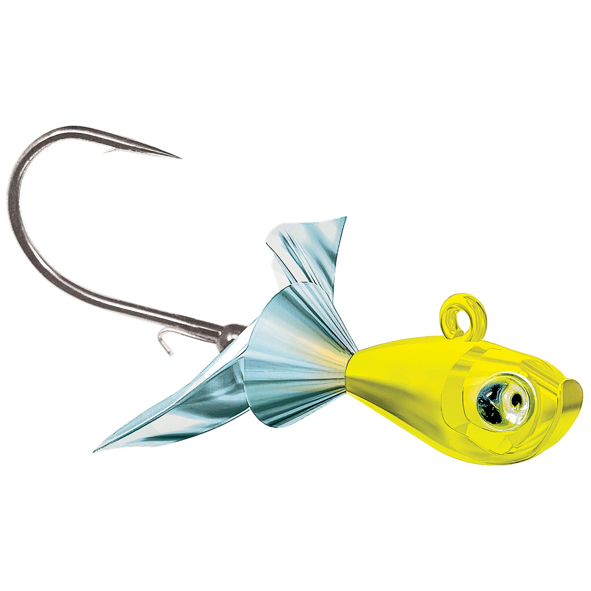 Kalins Tungsten Jig Head Search Bait, Chartreuse, 1/4-oz Front_Three_Fourths_Angled_Right