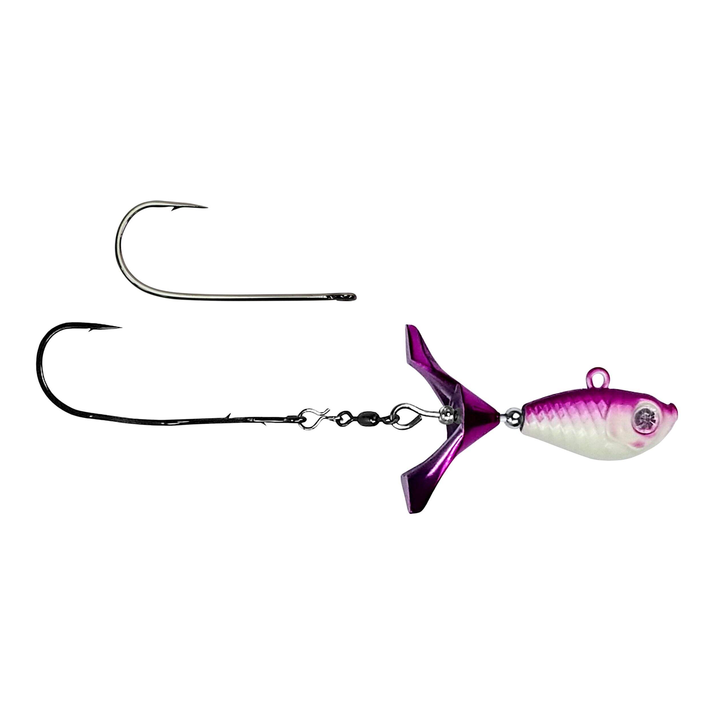 Tête dandinette Kalins Search Bait, tungsten, Purple Ghost, 1/4 oz Side_Right