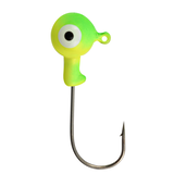 Tête dandinette ronde Danielson, chartreuse/lime 1/16 oz p10 Side_Right