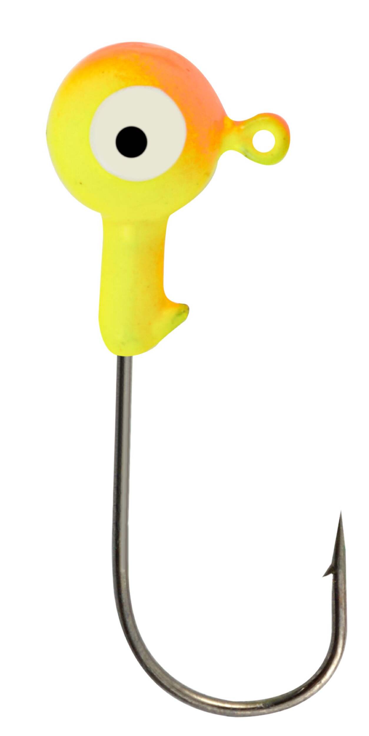 Tête dandinette ronde Danielson, chartreuse/orange, 1/16 oz, p10 Side_Left