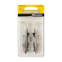 Berkley PowerBait® Minnotator, 1/4-oz, Silver Smelt Front_Flat