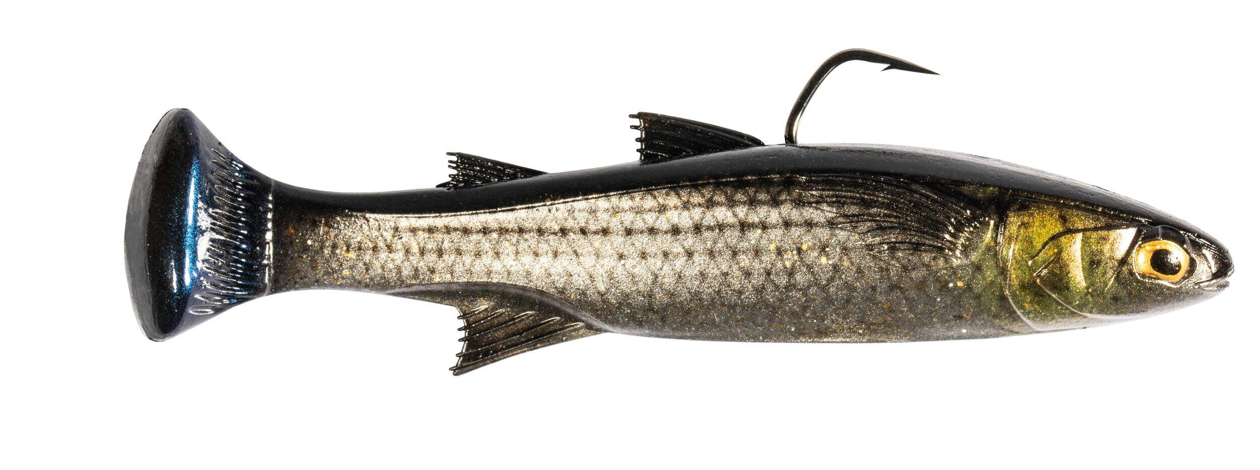 Z-Man Mulletron LT, 6-in, Silver Mullet Side_Right