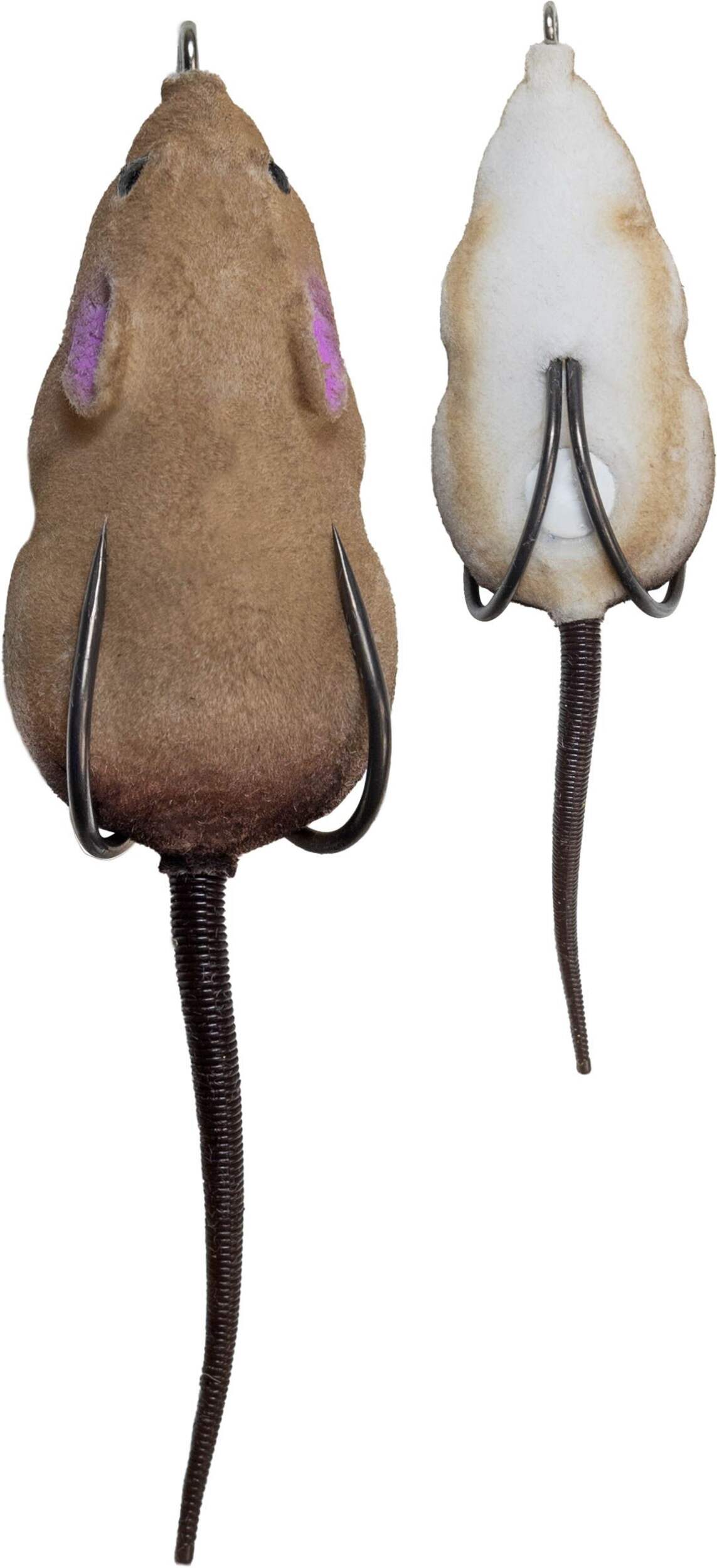 Lunkerhunt Furenzy Mouse, Brown, 2-in, 3/8-oz Composite_or_Mixed