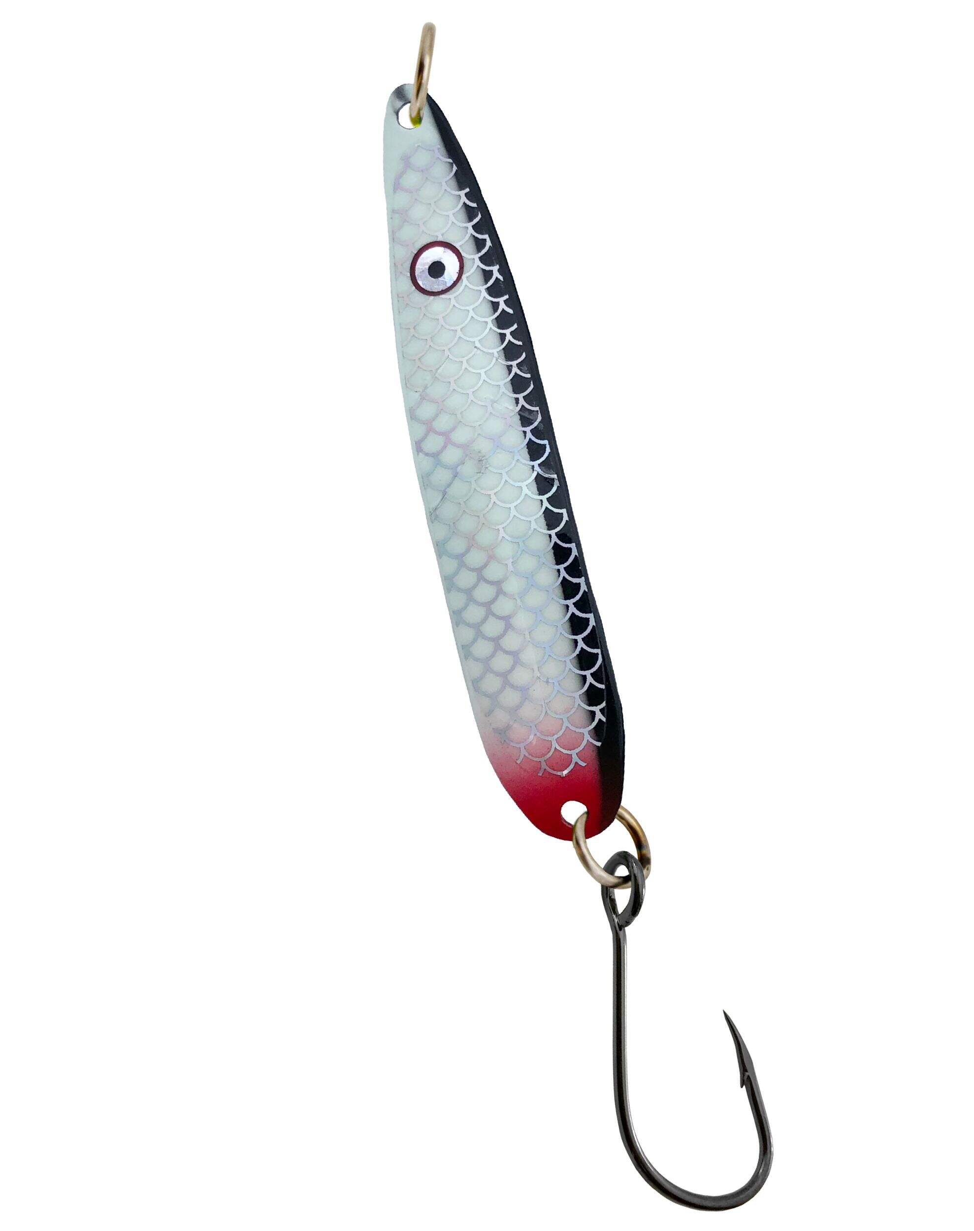 Gibbs Skinny G Trolling Fishing Spoon, Cop Car Hit & Run, 3.5-in Front_Flat