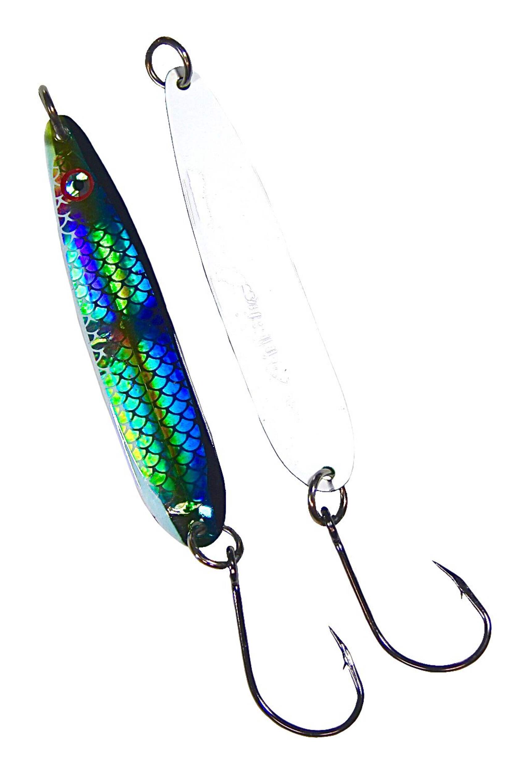 Cuillère de pêche à la traîne Gibbs Skinny G, Herring Aid, dos brillant, 3,5 po Composite_or_Mixed