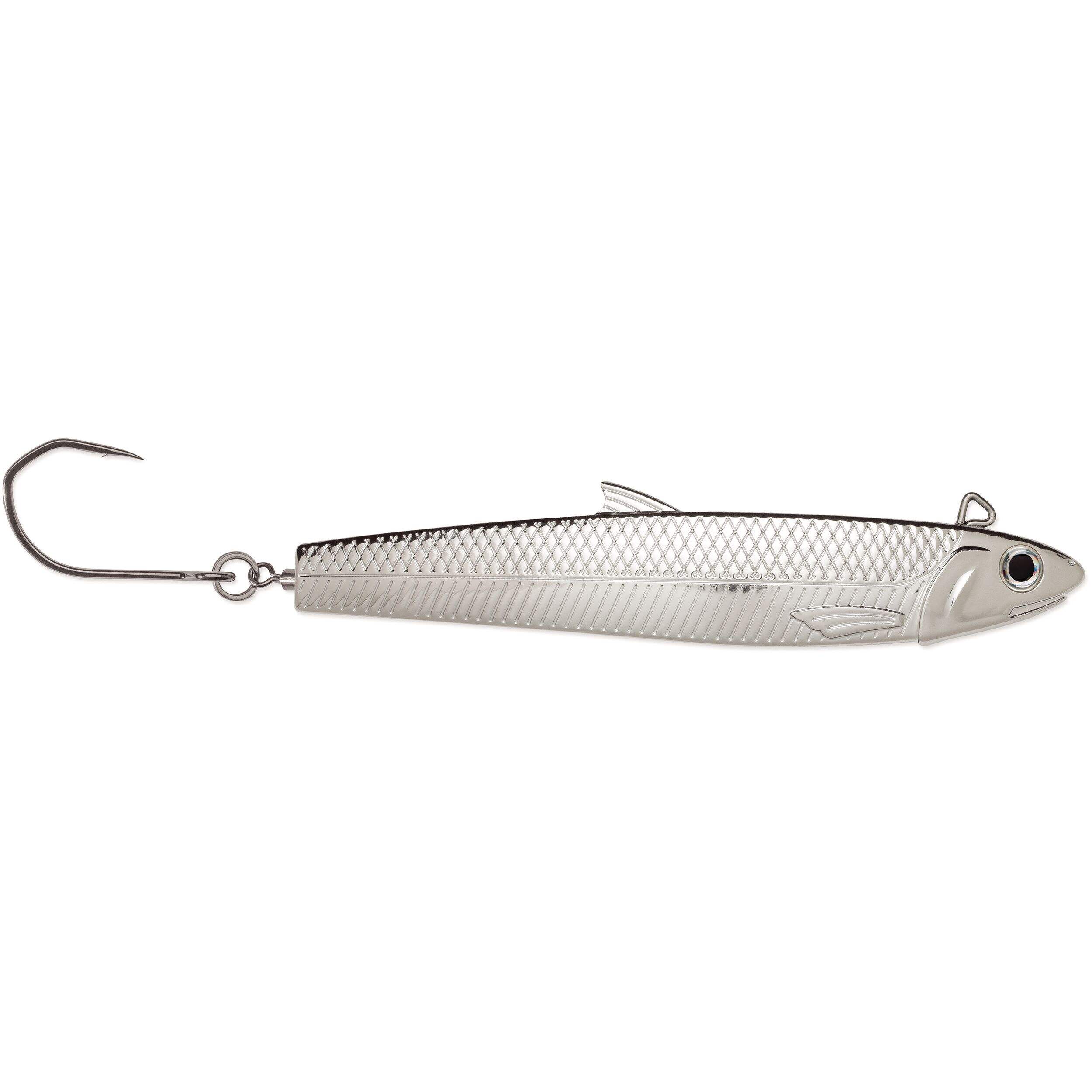 Luhr Jensen Anchovy Roll, Chrome, 3.5-in Side_Right
