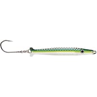 Luhr Jensen Koho King Trolling Fishing Spoon, Glow Herring Aide, 3-in Side_Right
